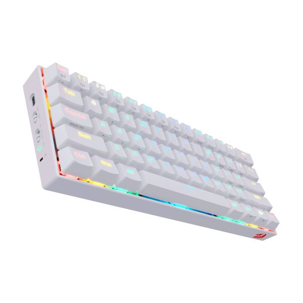 REDRAGON K530W-RGB DRACONIC WHITE, Teclado Mecánico - Imagen 3