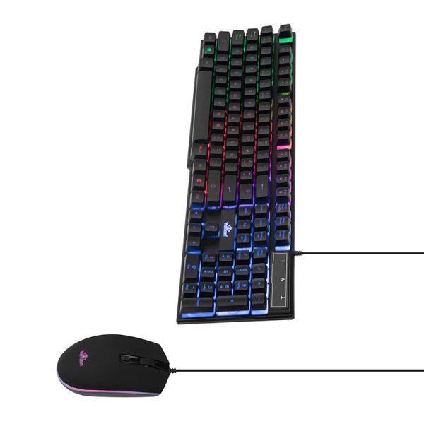 Yeyian YKP-20705 teclado Ratón incluido Juego USB Español Negro - Imagen 3