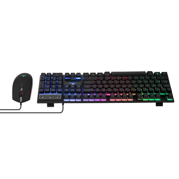 Yeyian YKP-20705 teclado Ratón incluido Juego USB Español Negro - Imagen 2