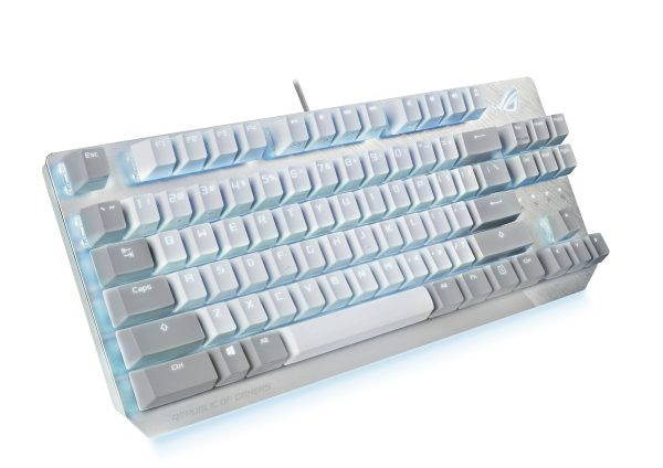 ASUS ROG Strix Scope NX TKL Moonlight White teclado Juego USB Blanco - Imagen 3
