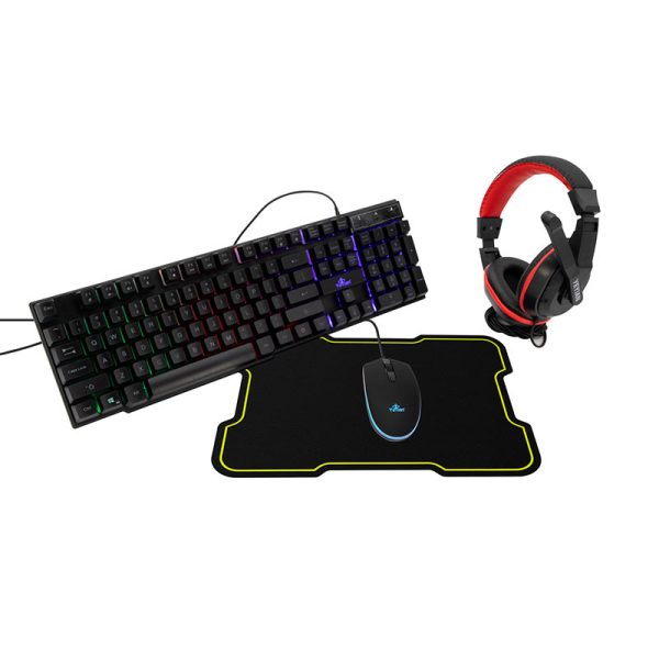 Yeyian YKH-20708 teclado Ratón incluido Juego USB Español Negro - Imagen 4