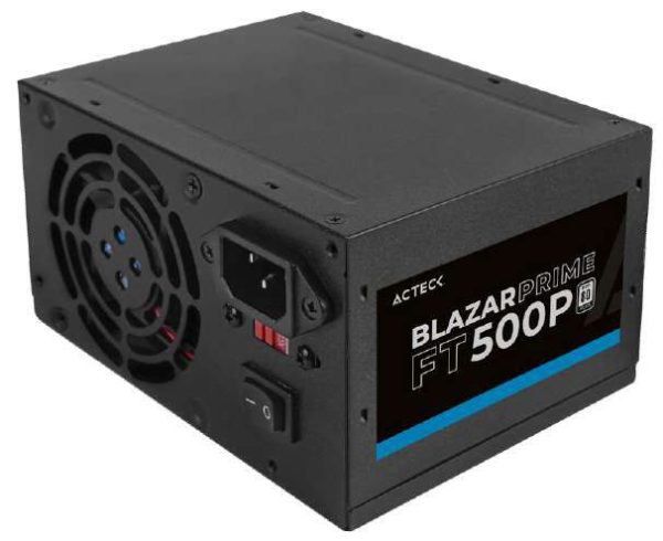 Acteck AC-938143 unidad de fuente de alimentación 500 W 20+4 pin ATX ATX Negro - Imagen 2