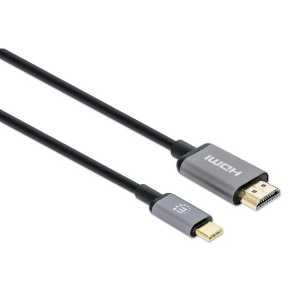 Manhattan Cable adaptador de USB-C a HDMI de 4K@60Hz - Imagen 2