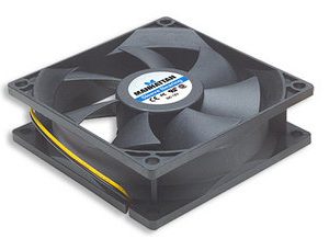 Manhattan 700320 sistema de refrigeración de computadora Gabinete de la computadora Ventilador 8 cm Negro 1 pieza(s)