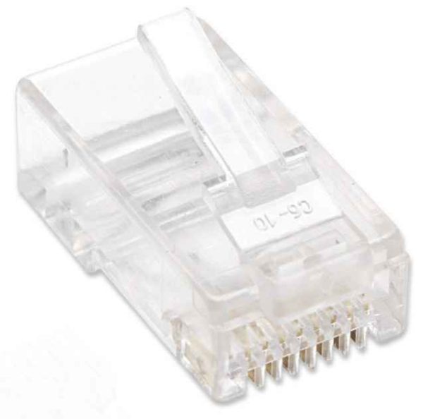 Intellinet PLUG RJ45 CAT5E MULTIFILAR UTP BOTE 100 PZAS ORO 15-MICRAS - Imagen 3