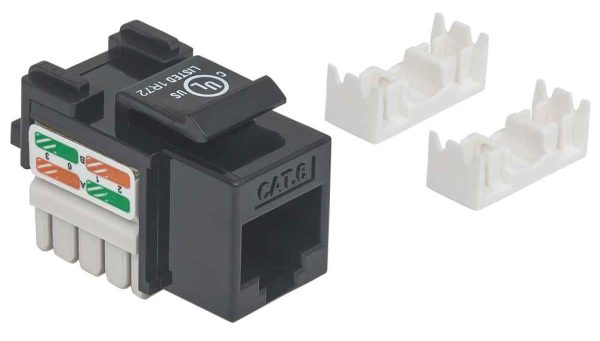 Intellinet JACK RJ45 CAT6 KEYSTONE DE IMPACTO NEGRO - Imagen 2