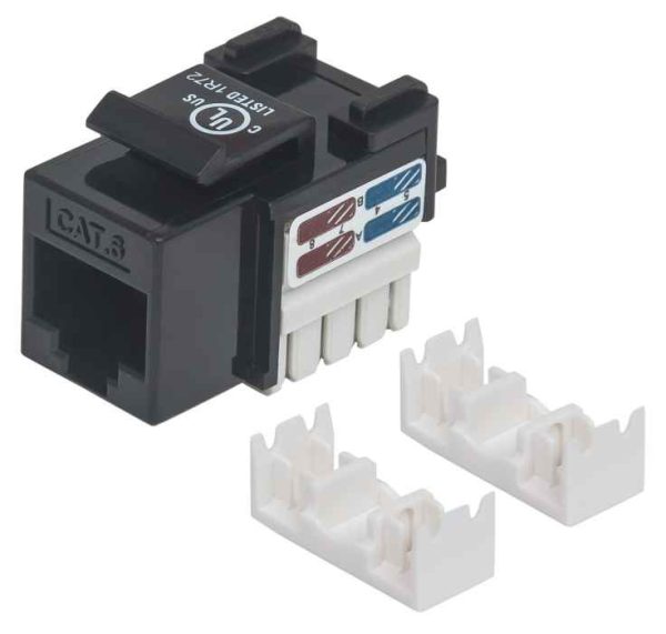Intellinet JACK RJ45 CAT6 KEYSTONE DE IMPACTO NEGRO - Imagen 3
