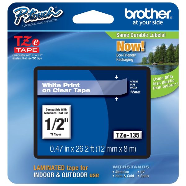 Brother TZeS135 cinta para impresora de etiquetas TZ - Imagen 2