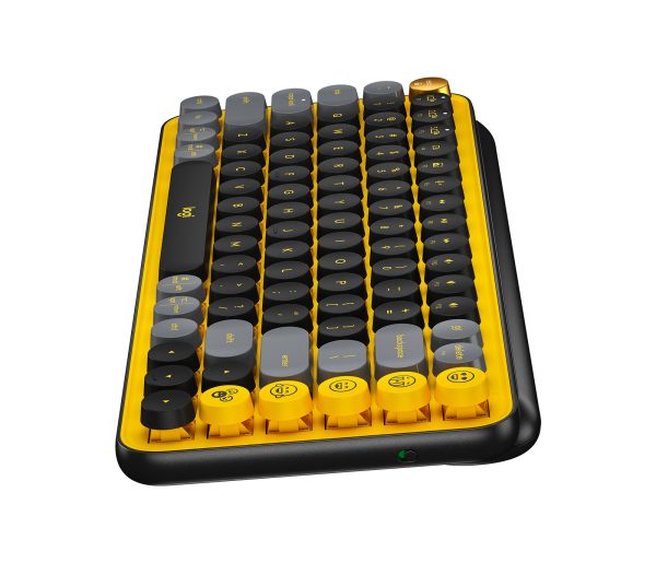 Logitech Pop Keys teclado Universal RF inalámbrico + bluetooth Negro, Gris, Amarillo - Imagen 4