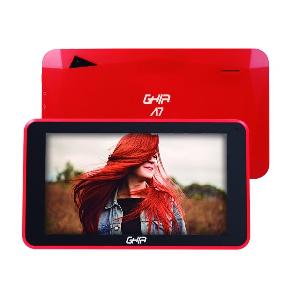 Ghia A7 Wi-Fi 16 GB 17.8 cm (7") 1 GB Wi-Fi 4 (802.11n) Android 11 Go Edition Rojo - Imagen 3
