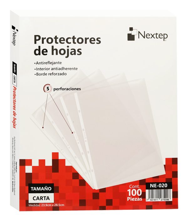 Nextep NE-020 protector de hoja Carta - Imagen 2