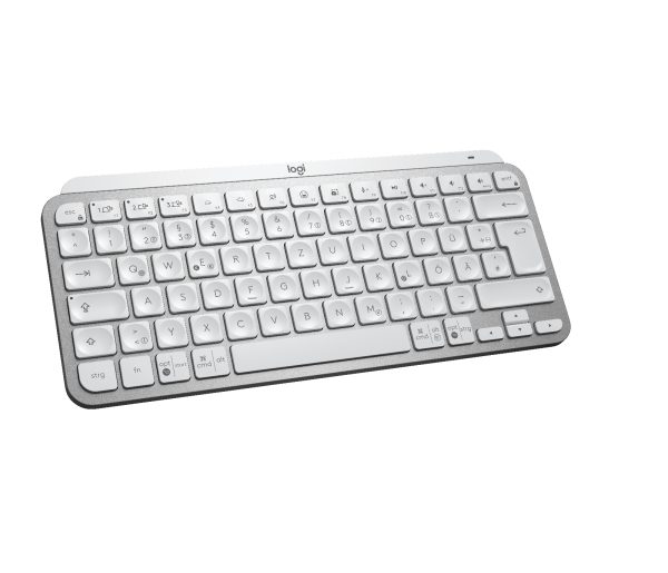 Logitech MX Keys Mini teclado Universal RF inalámbrico + bluetooth Aluminio, Blanco - Imagen 2