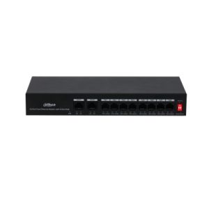 Dahua Technology PoE DH-PFS3010-8ET-65 dispositivo de redes Fast Ethernet (10/100) Energía sobre Ethernet (PoE) Negro