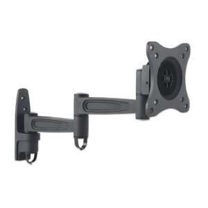 Manhattan Soporte para monitor, de pared, movimiento articulado, pantalla plana de 13" a 27" máximo 15 kg