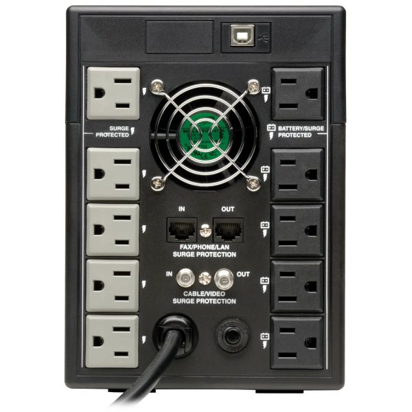 Tripp Lite OMNI1500LCDT UPS No Break OmniSmart Interactivo de 120V, 50Hz /60 Hz, 1500VA 810W, Torre, Pantalla LCD, puerto USB, Energy Star V2.0 - Imagen 2