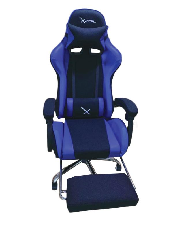 XZEAL XZ05-1 Silla de juegos para PC Negro, Azul