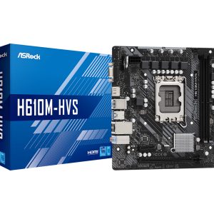 Asrock H610M-HVS Intel H610 LGA 1700 Micro ATX