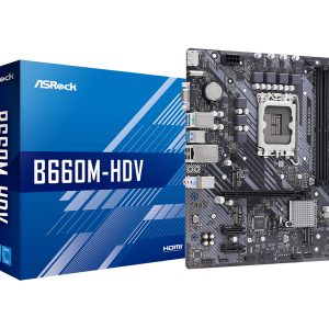 Asrock B660M-HDV Intel B660 LGA 1700 Micro ATX