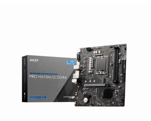 MSI PRO H610M-G DDR4 placa base Intel H610 LGA 1700 Micro ATX