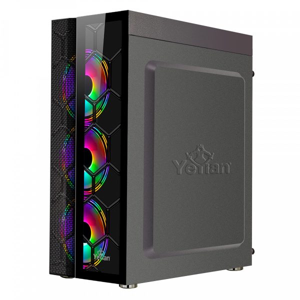 Yeyian YCH-7S3V-01BK gabinete de computadora Midi Tower Negro - Imagen 2