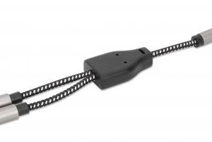 Manhattan Adaptador de Auriculares en “Y” de un Plug a 2 salidas 3.5 mm