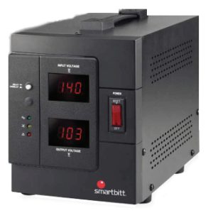 Smartbitt SBAVRC3000 regulador de voltaje 120 V Negro