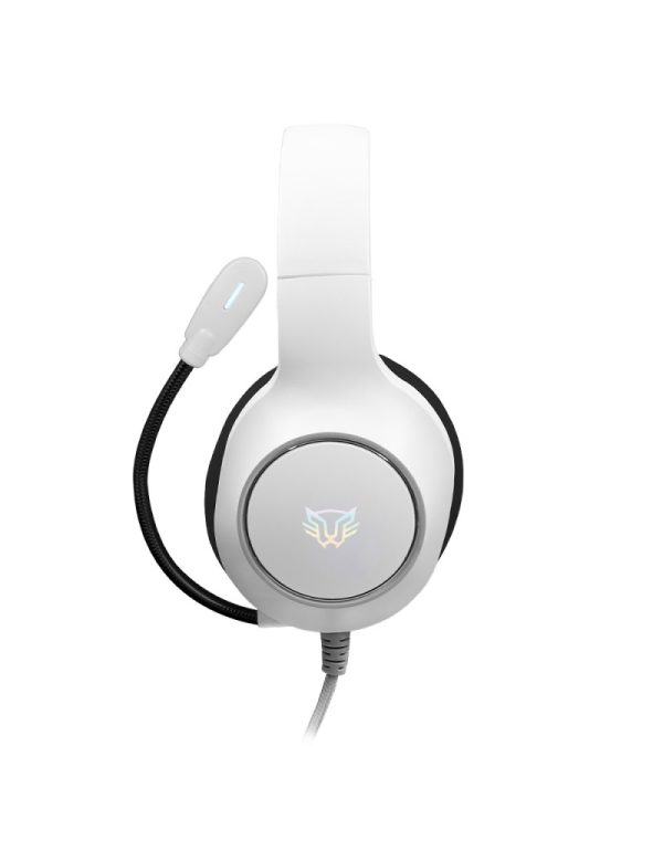 Balam Rush BR-933001 audífono y auriculare Auriculares Alámbrico Diadema Juego Negro, Blanco - Imagen 3