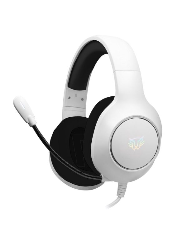 Balam Rush BR-933001 audífono y auriculare Auriculares Alámbrico Diadema Juego Negro, Blanco - Imagen 2