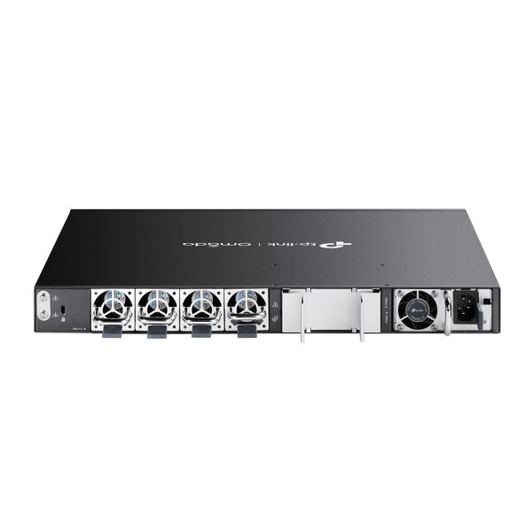 TP-Link Omada SG6654XHP dispositivo de redes Gestionado L3 Gigabit Ethernet (10/100/1000) Energía sobre Ethernet (PoE) 1U Negro - Imagen 3