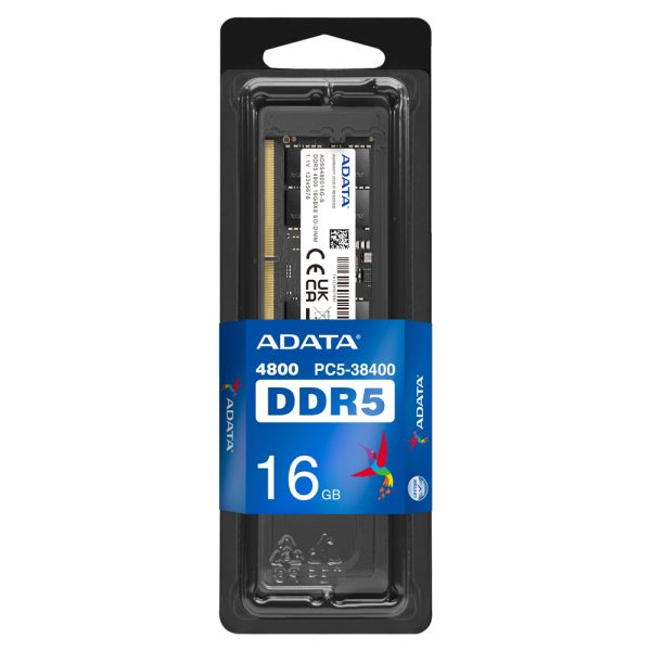 ADATA AD5S480016G-S módulo de memoria 16 GB 1 x 16 GB DDR5 4800 MHz ECC - Imagen 2