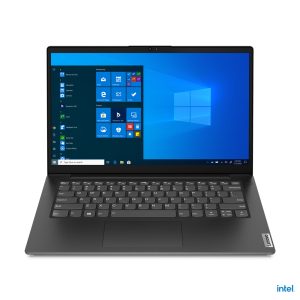 Lenovo V V14 Intel® Celeron® N N4500 Computadora portátil 35.6 cm (14") HD 4 GB DDR4-SDRAM 128 GB SSD Wi-Fi 5 (802.11ac) Windows 11 Home Negro