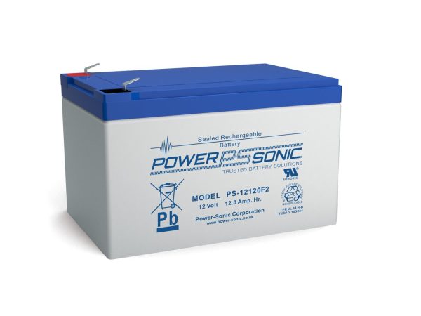 Power-Sonic PS-12120-NB batería recargable industrial Sealed Lead Acid (VRLA) 12000 mAh 12 V - Imagen 2