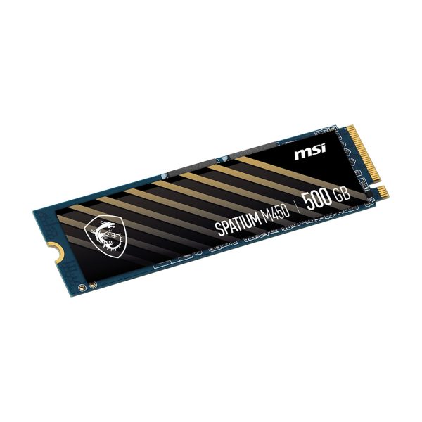 MSI SPATIUM M450 PCIe 4.0 NVMe M.2 500GB PCI Express 4.0 3D NAND - Imagen 2