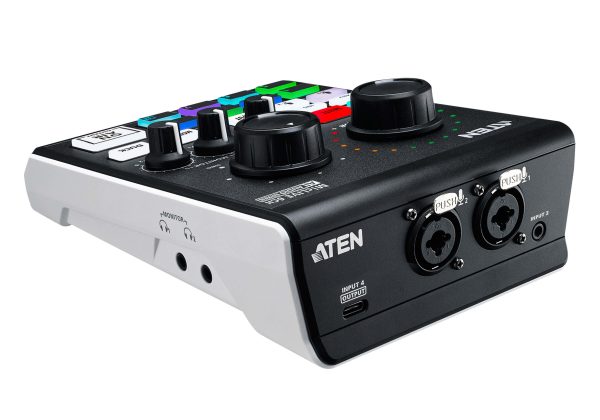 ATEN UC8000 mezclador de audio 6 canales 20 - 20000 Hz Negro, Gris - Imagen 2