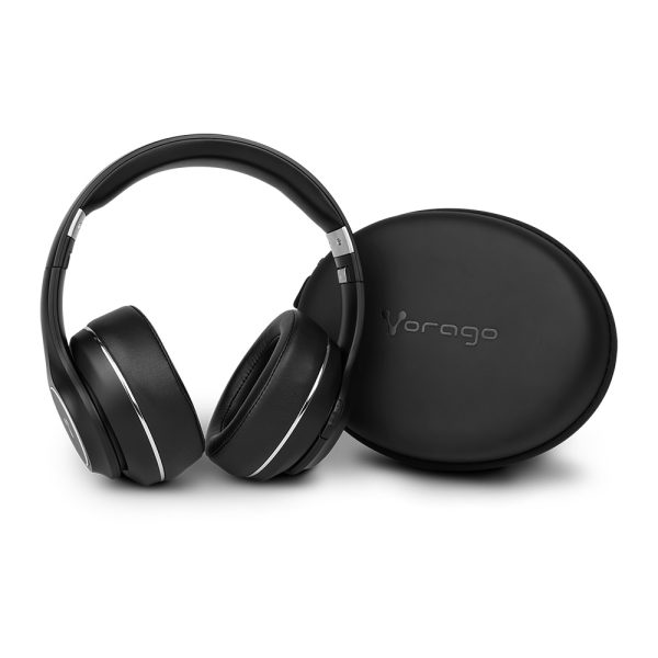 Vorago HPB-601-V2 audífono y auriculare Auriculares Inalámbrico Diadema Llamadas/Música USB Tipo C Bluetooth Negro - Imagen 2