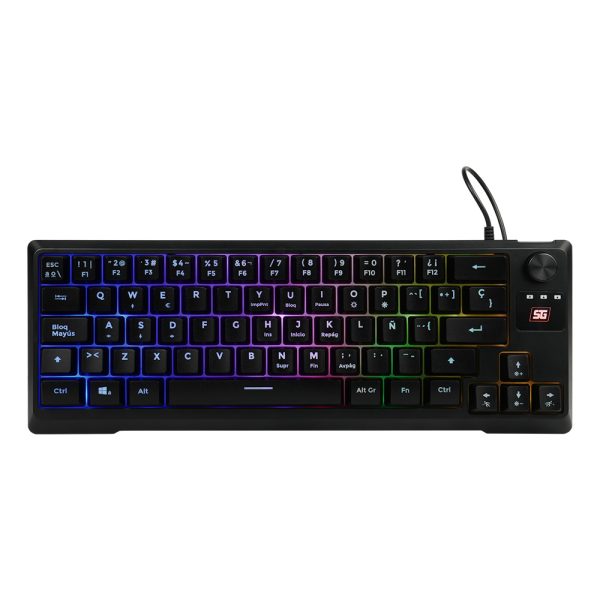Vorago KB-506 teclado Universal USB QWERTY Español Negro - Imagen 2
