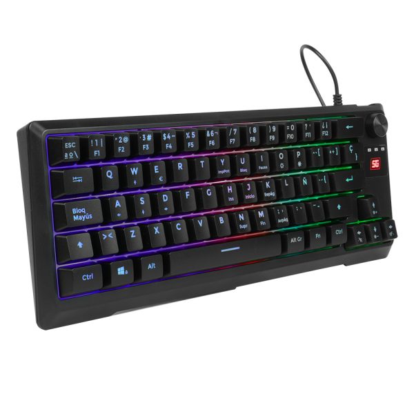Vorago KB-506 teclado Universal USB QWERTY Español Negro - Imagen 4