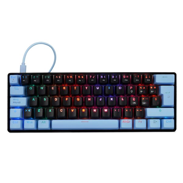 Game Factor KBG560 teclado Juego USB QWERTY Español Negro - Imagen 3