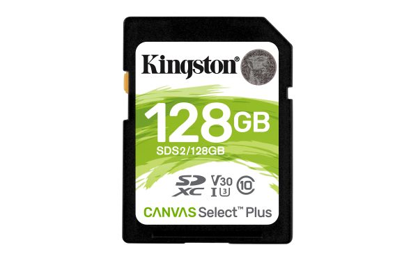 Kingston Technology Canvas Select Plus 128 GB SDXC UHS-I Clase 10
