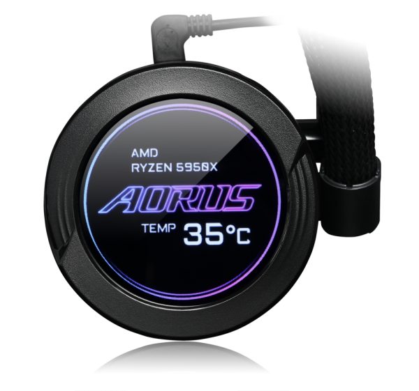 GIGABYTE AORUS WATERFORCE X 240 Procesador Refrigerador de líquidos todo en uno 12 cm Negro - Imagen 4