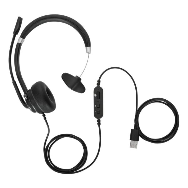 Targus AEH101TT audífono y auriculare Auriculares Alámbrico Diadema Car/Home office USB tipo A Negro - Imagen 3