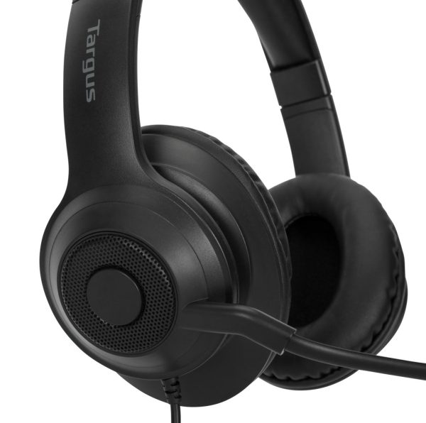 Targus AEH102TT audífono y auriculare Auriculares Alámbrico Diadema Oficina/Centro de llamadas USB tipo A Negro - Imagen 3