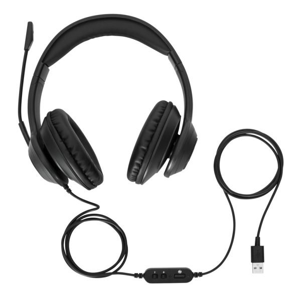 Targus AEH102TT audífono y auriculare Auriculares Alámbrico Diadema Oficina/Centro de llamadas USB tipo A Negro - Imagen 2