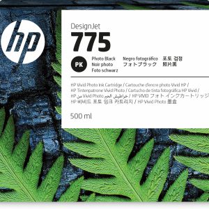 HP Cartucho de tinta negra fotográfica 775 de 500 ml