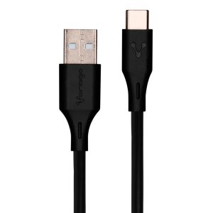 Vorago CAB-C01B cable USB 1 m USB C Negro