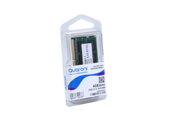 Quaroni QDD34G1600-S módulo de memoria 4 GB 1 x 4 GB DDR3 1600 MHz - Imagen 2