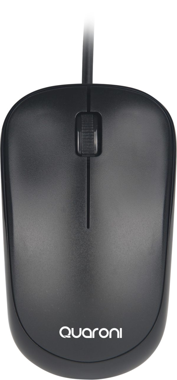 Quaroni KAQ01 teclado Ratón incluido Universal USB QWERTY Español Negro - Imagen 2
