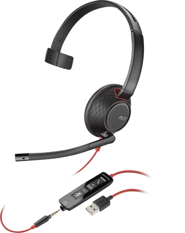 POLY Auriculares monoaurales USB-A Blackwire 5210 - Imagen 2