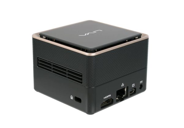 ECS LIVA Q3 Plus AMD Ryzen Embedded V1000 V1605B 8 GB DDR4-SDRAM 128 GB eMMC Mini PC Negro - Imagen 3