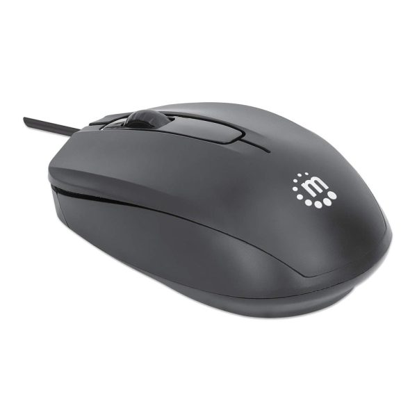 Manhattan Mouse USB óptico con cable - Comfort II - Imagen 2
